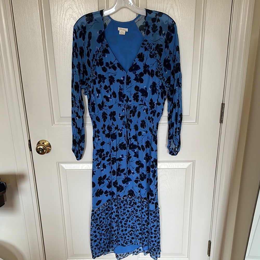 Shoshanna Blue Floral Dress